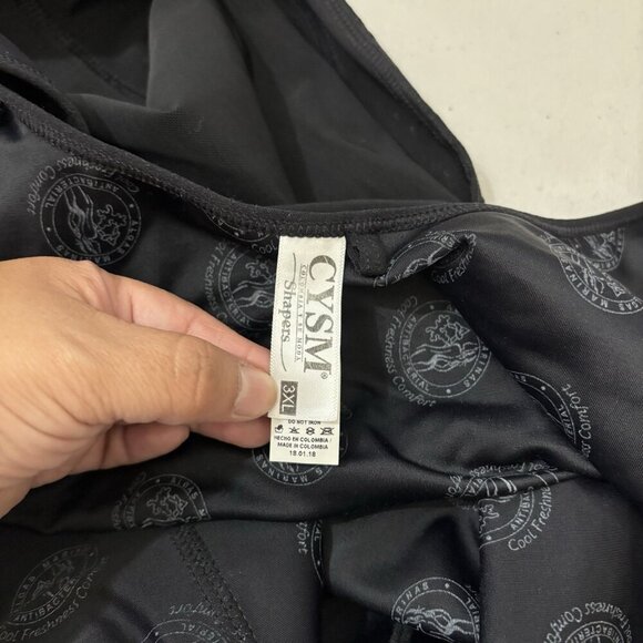 CYSM Shapers Colombia Moda Vest Shaper Black Women 3XL - Picture 10 of 16